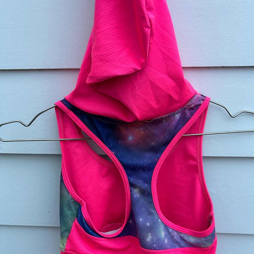Energie Pink and Purple Activewear Top - Picture 3 of 4